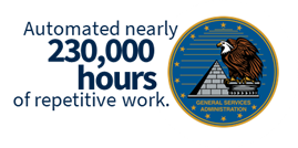 Defense Highlight: Streamlined reporting to save employees 3,000 hours each year.
